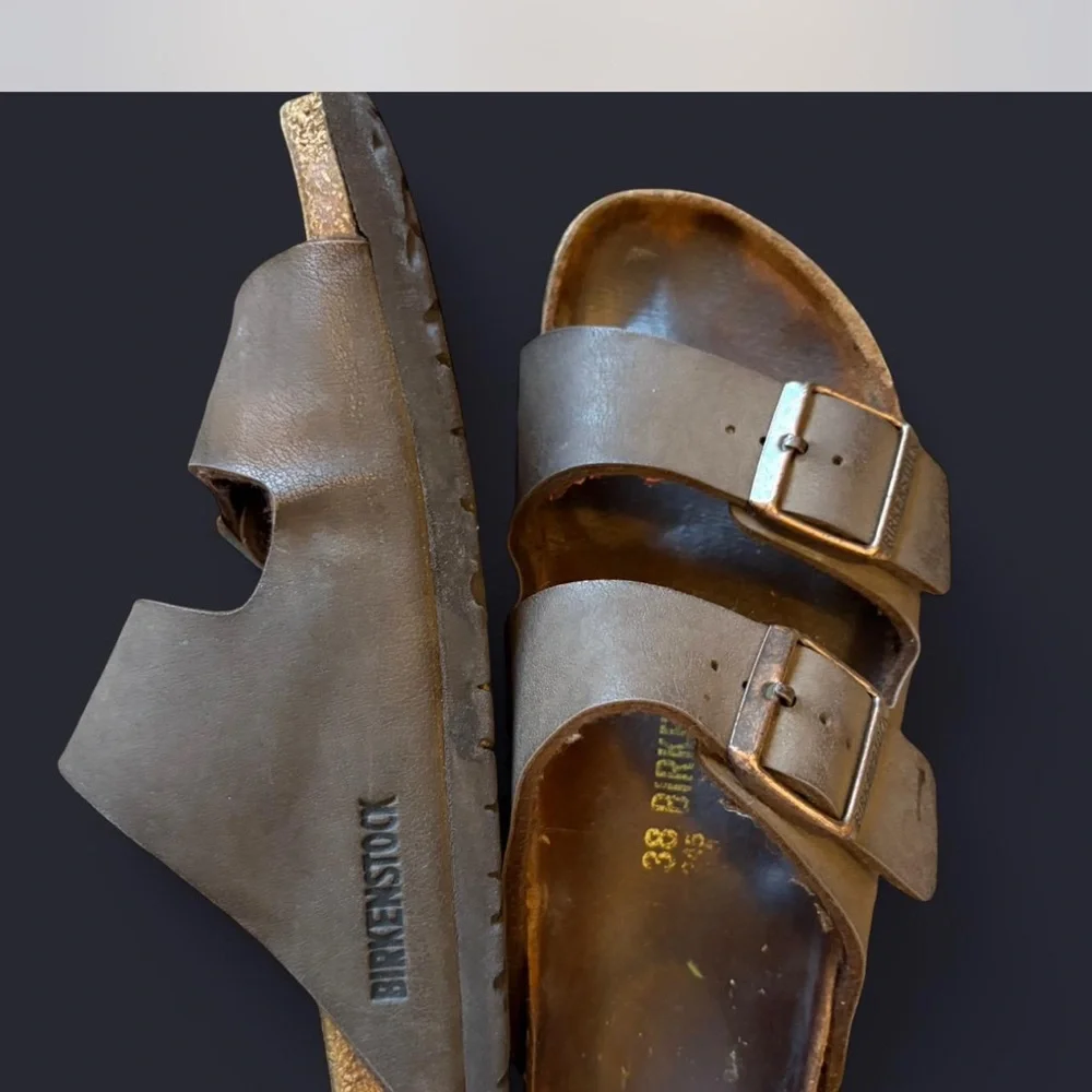 Birkenstock Dark Brown Sandals - Picture 2 of 3